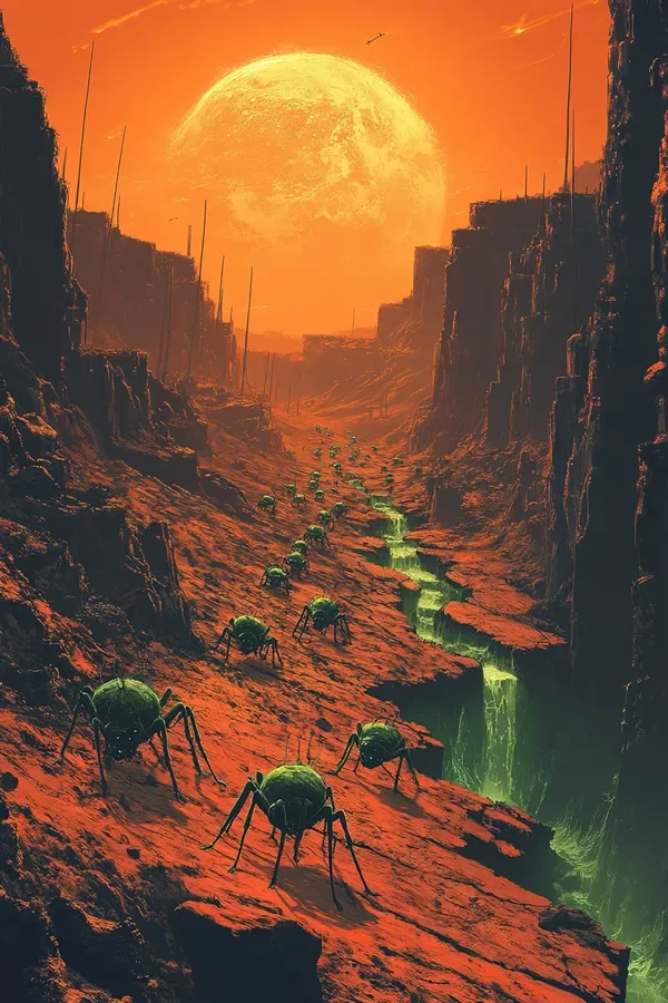 On Mars: Alien Invasion