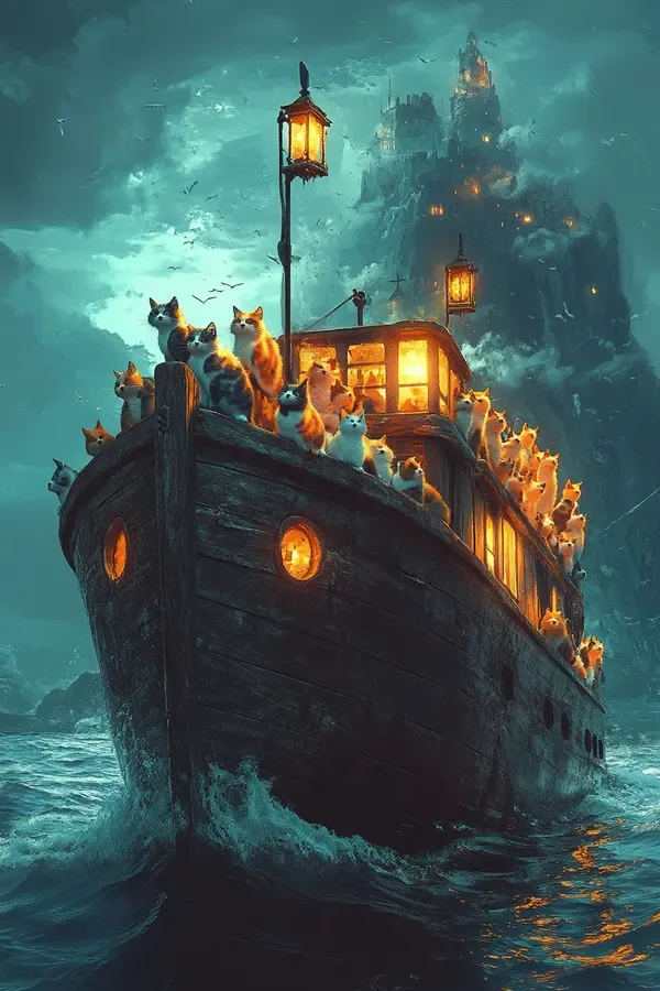 Die Insel der Katzen - Explore&Draw