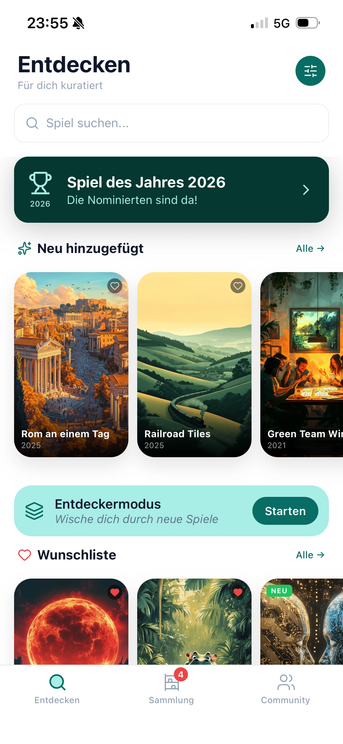 Lunedo App — Spieltipp des Tages